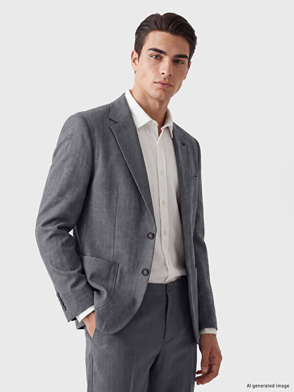 LCW BUSINESS Regular Fit Erkek Blazer Ceket