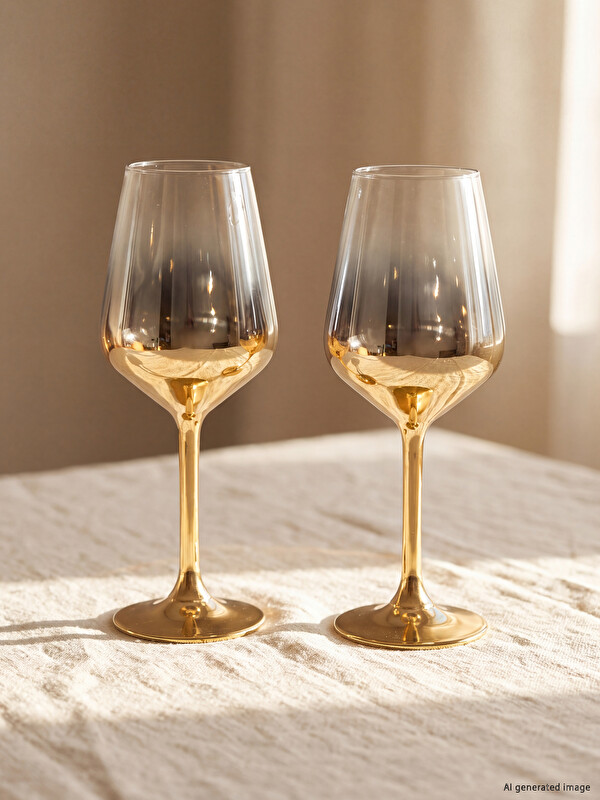 LCW HOME Footed Glass Glass Set 2 Pack 350 ml