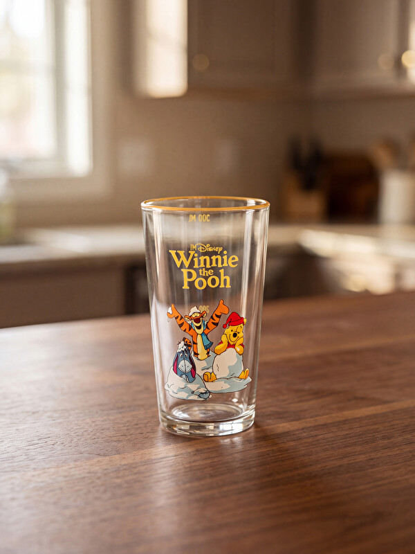 LCW HOME Winnie the Pooh Baskılı Cam Bardak 550 ml