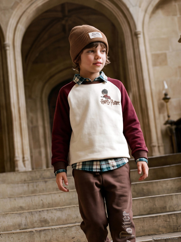 LCW Kids Harry Potter Baskılı Erkek Çocuk Takım