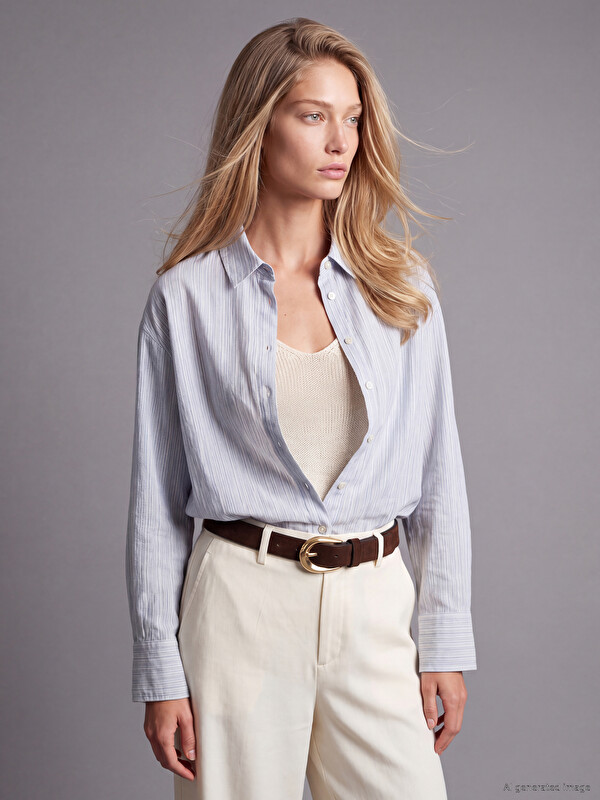 LCW Vision Striped Women's Shirt