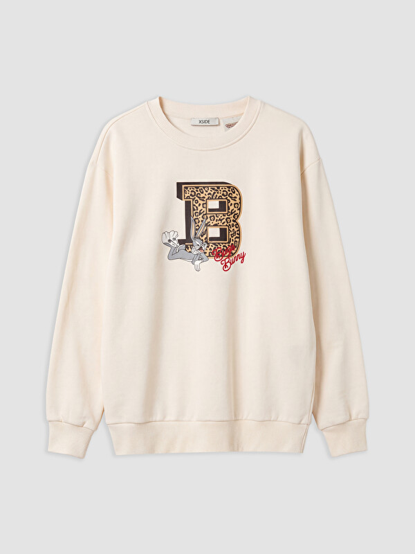 XSIDE Woman Beige Sweatshirt