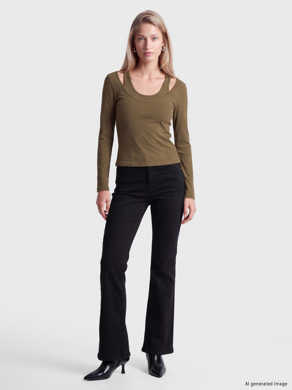 LCW Jeans جينز بقصة واسعة عند الكاحل