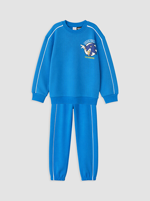 LCW Kids Sonic Baskılı Erkek Çocuk Eşofman Takım