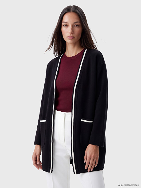 LCW EVERYDAY Shawl Collar Soft Touch Women's Cardigan