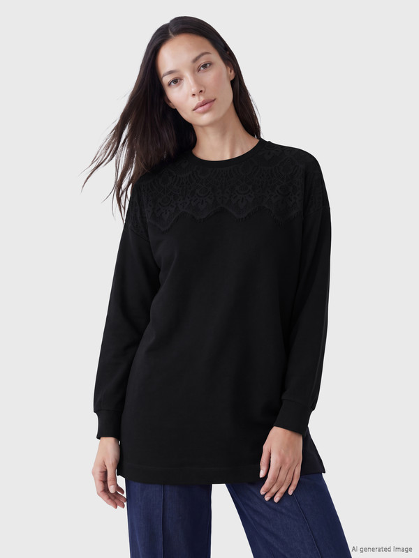 LCW EVERYDAY Soft Touch Kadın Sweatshirt Tunik