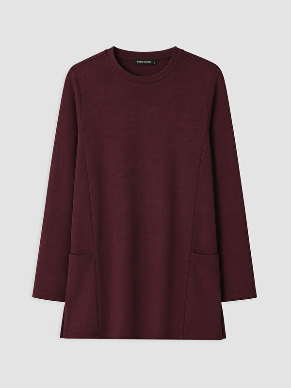 LCW EVERYDAY Bisiklet Yaka Soft Touch Kadın Tunik
