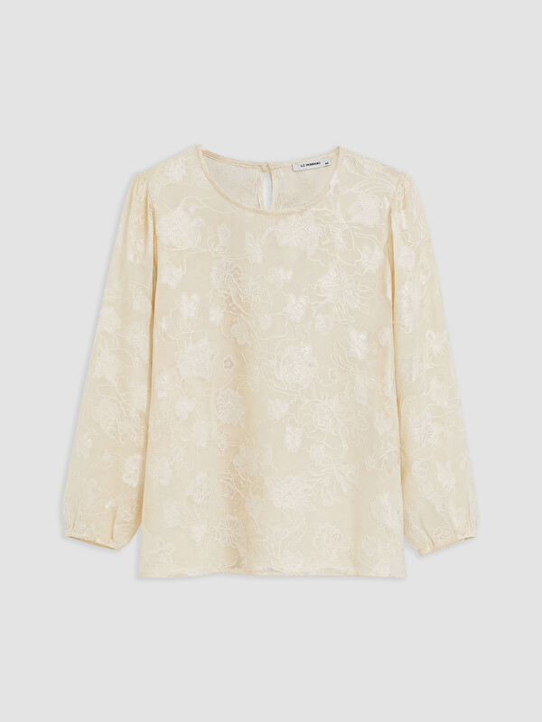 LCWAIKIKI Curve Woman Ecru Blouse