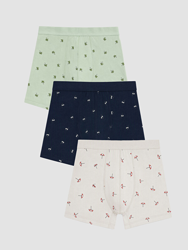LC WAIKIKI Cotton Elastic Men's Boxer 3-pack