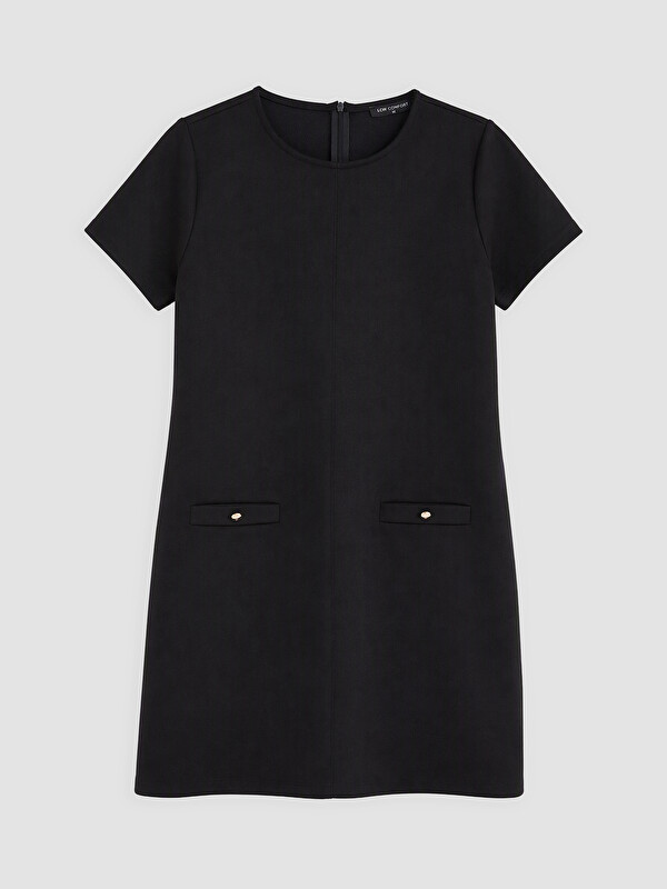 LCW Comfort Woman Black Dress