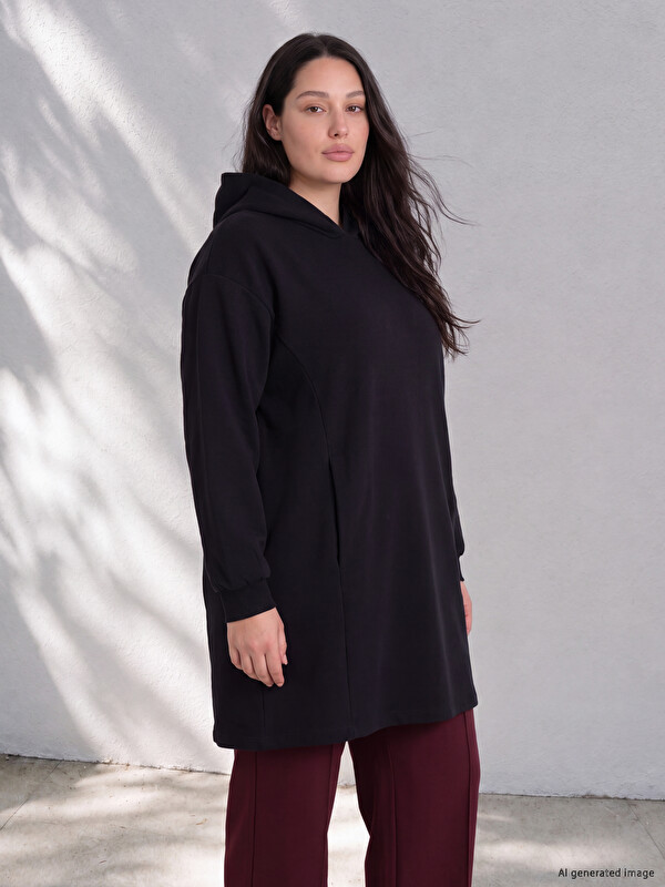 LCW Curve Plus Size Women's Hoodie