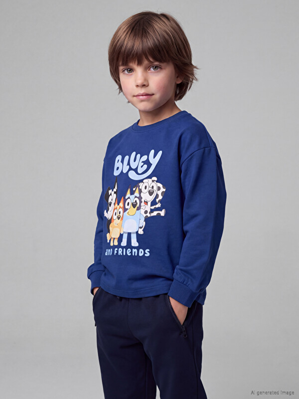 LCW Kids Bluey štampana dečja majica