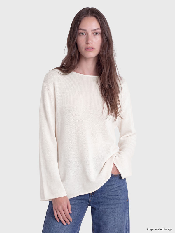 LCW Modest سوێتەر ژنانه‌ به‌ گەردەن شل