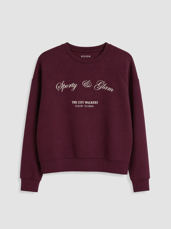 KOOR SPORT Oversize Soft Touch Kadın Sweatshirt