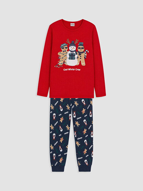 LCW Kids New Year Themed Boys' Pyjamas Set