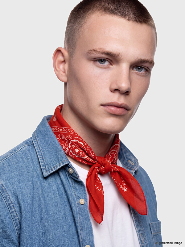 LCW ACCESSORIES باندانا منقوشة للرجال
