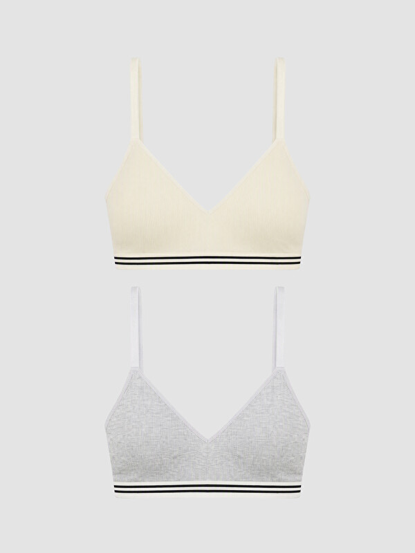 LCW Young Woman Ecru Bustier Top