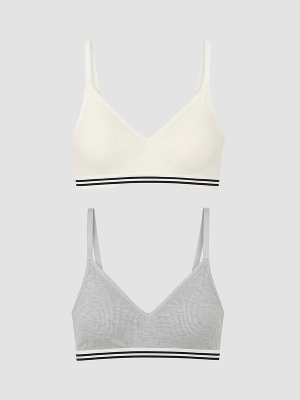 LCW Young Non-Wired Striped Bustier 2 Pack
