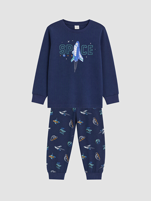 LCW Kids Отпечатан комплект пижами за момчета