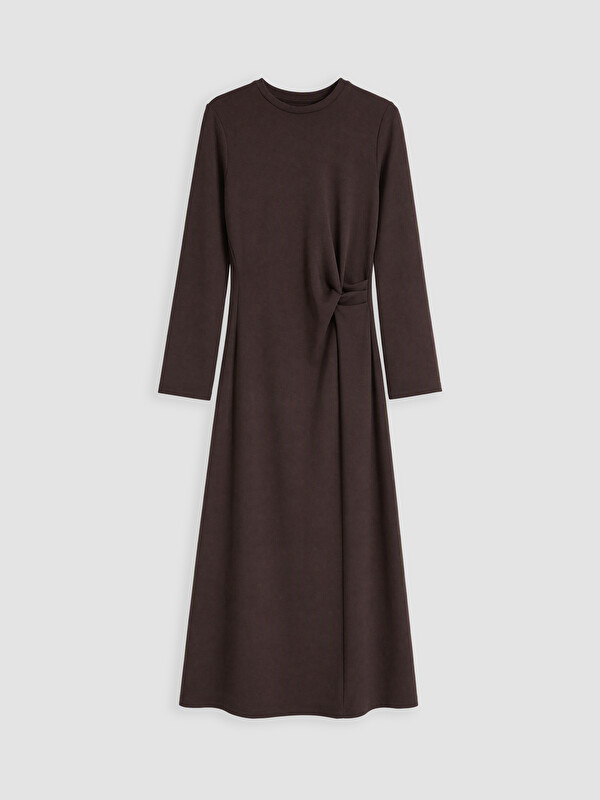 LCWAIKIKI Classic Soft Touch Ruched Dress