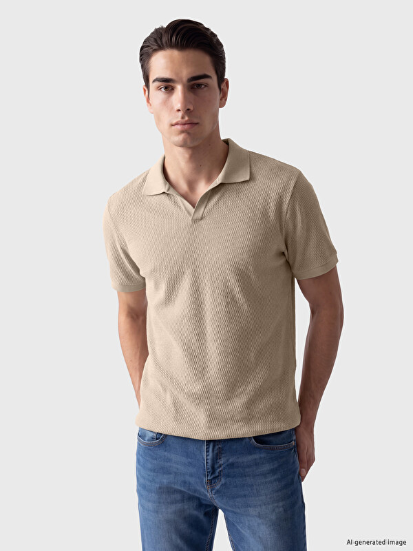 LC WAIKIKI T-shirt me jakë polo për burra