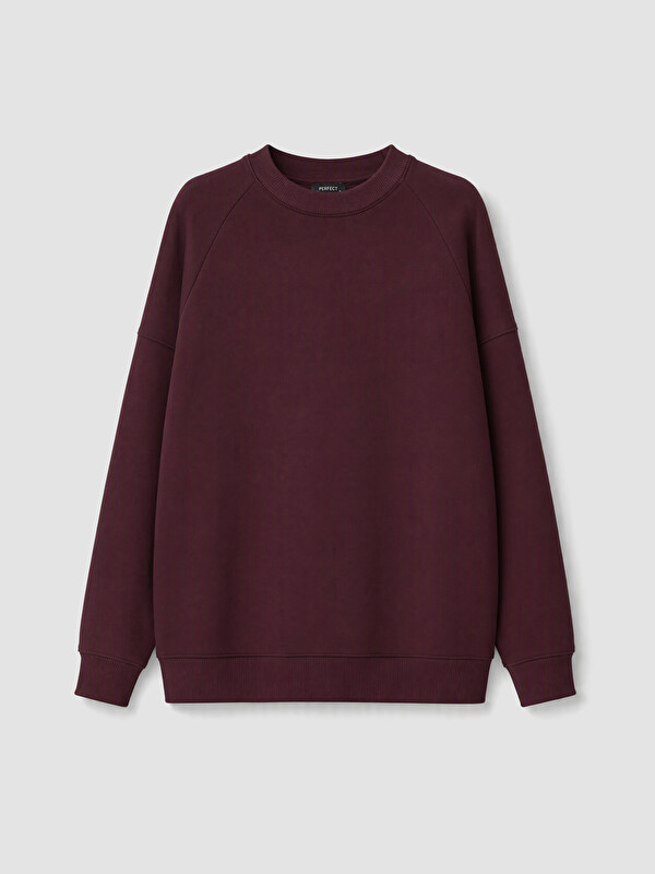 LCW Modest Oversize Kadın Kalın Sweatshirt Tunik