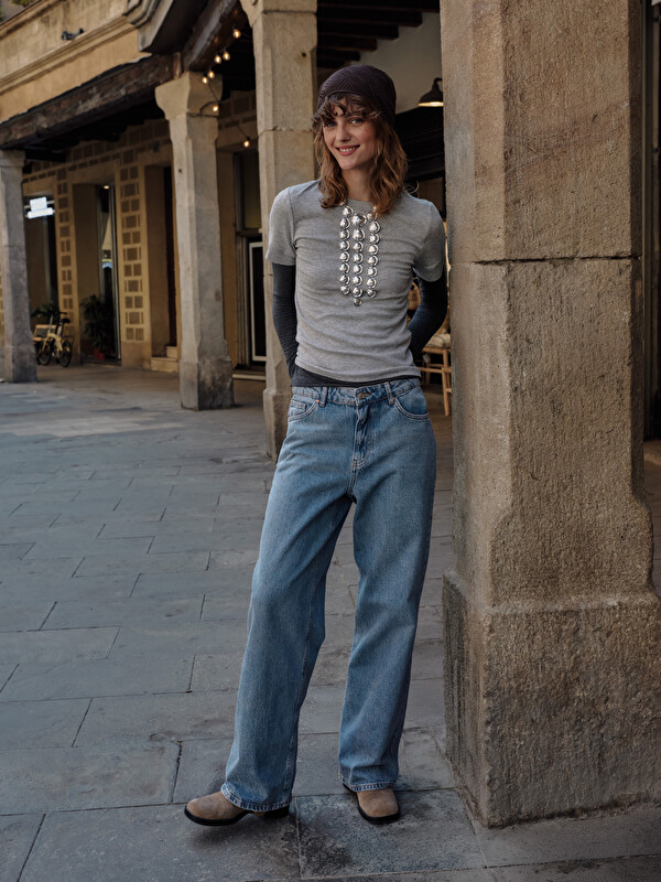 LCW Jeans Straight Fit Kadın Jean Pantolon