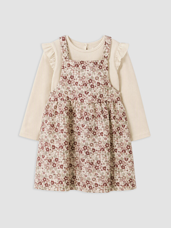 LCW baby Frilled Floral Baby Girls' Dress