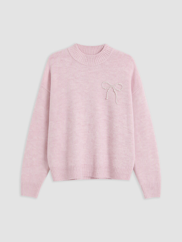 LCW Comfort Bead Embellished Women's Knitwear Sweater