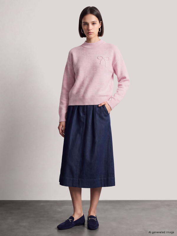 LCW Comfort Bead Embellished Women's Knitwear Sweater