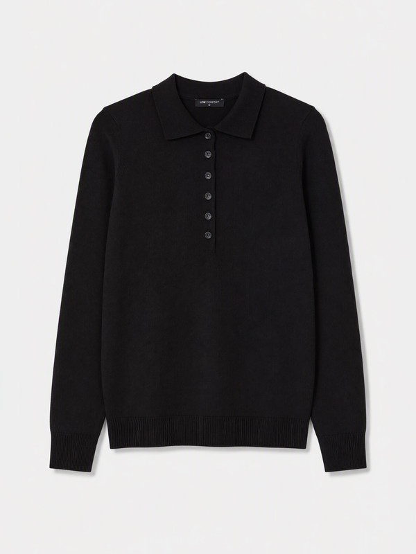 LCW Comfort Woman Black Sweater