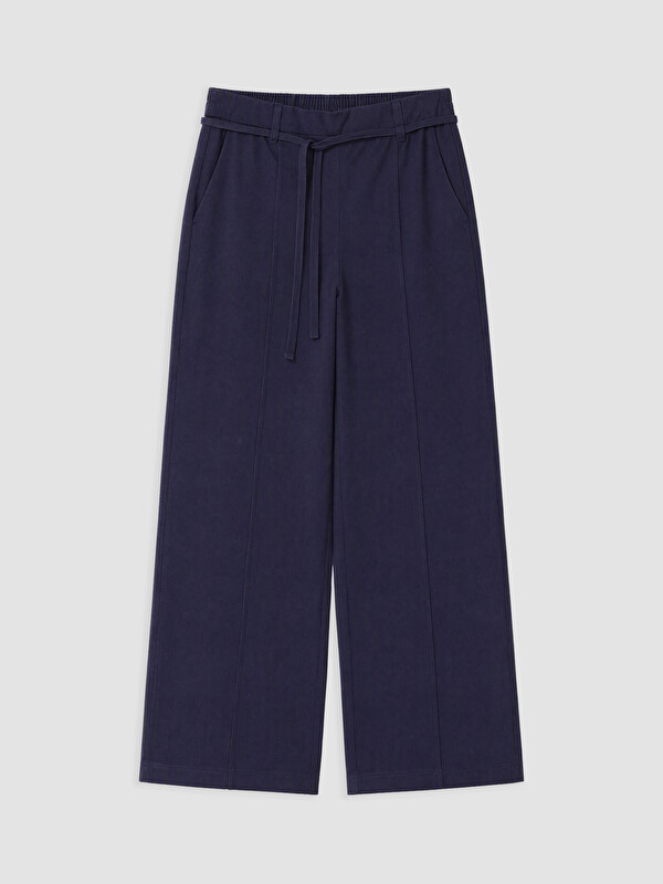 LCW Modest Waist Sashed Women's Trousers