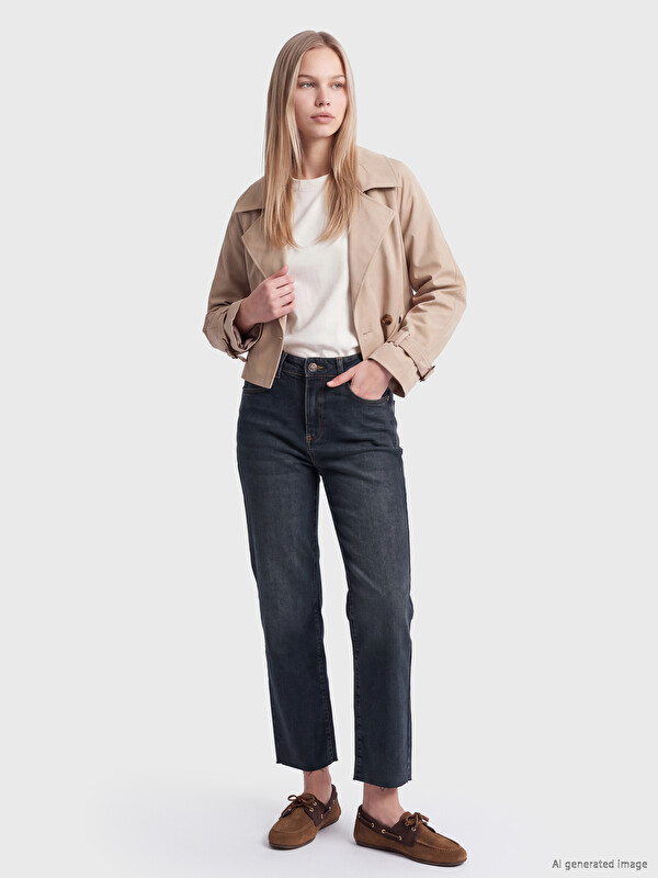 LCW Jeans Ženske farmerke Culotte Fit kroja