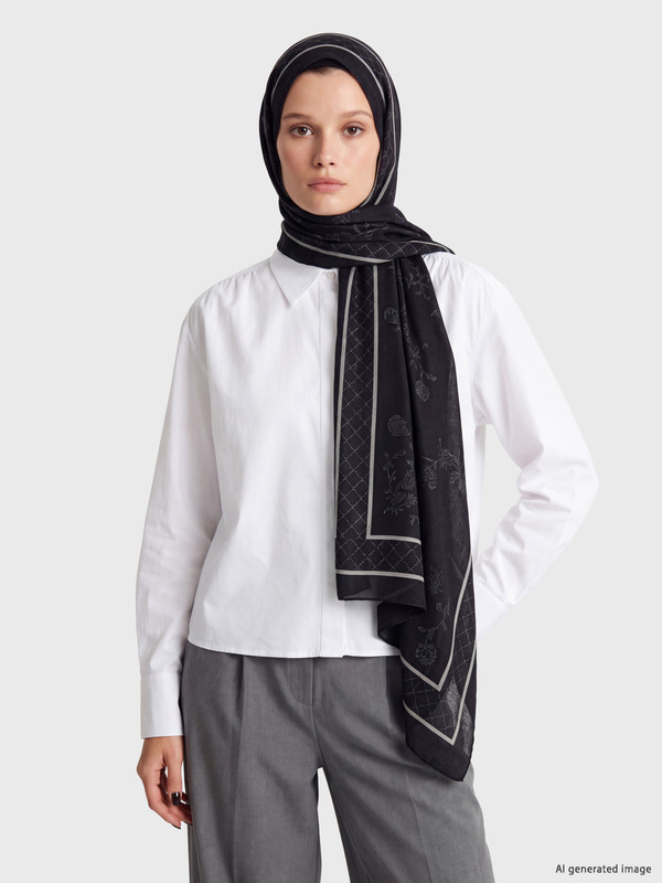 LCW ACCESSORIES Striped Women's Shawl