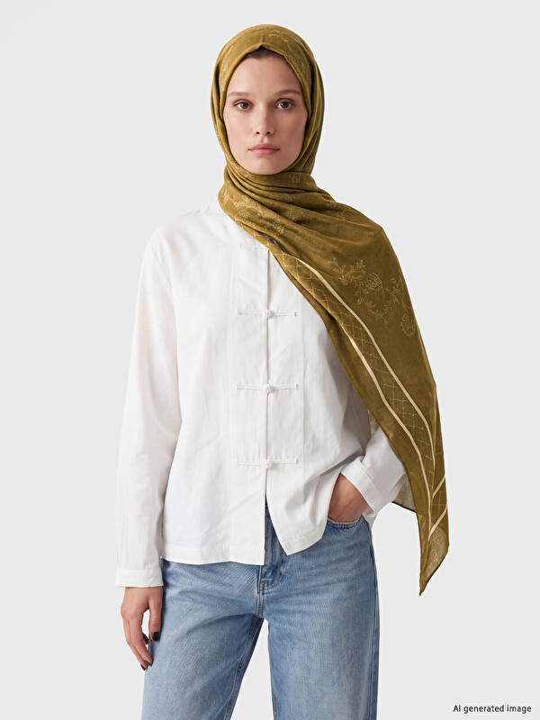LCW ACCESSORIES Striped Women's Shawl