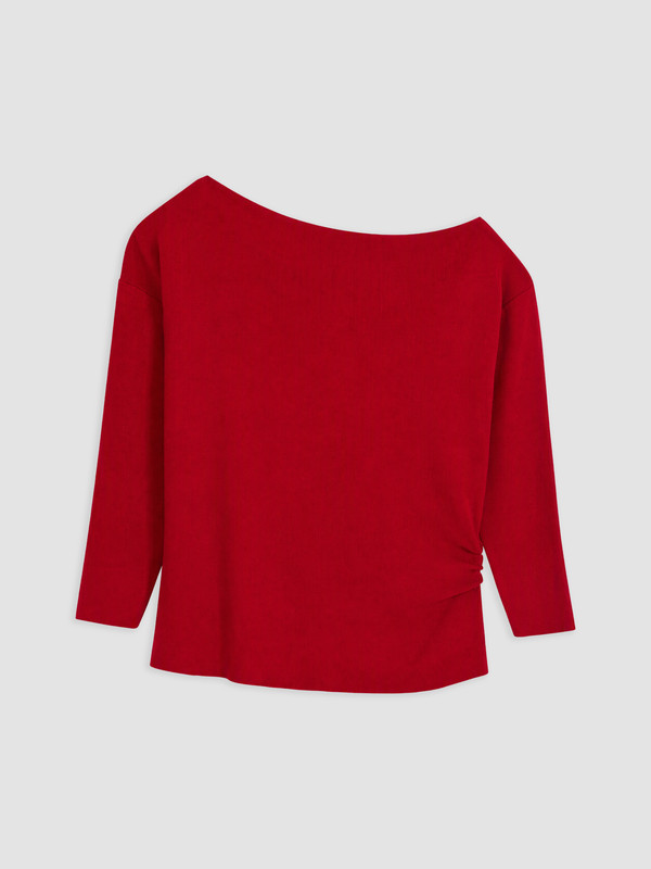 LCW Curve Woman Red Sweater