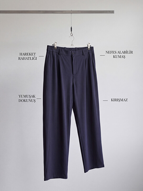 LCW Vision Loose Fit Erkek Pileli Pantolon
