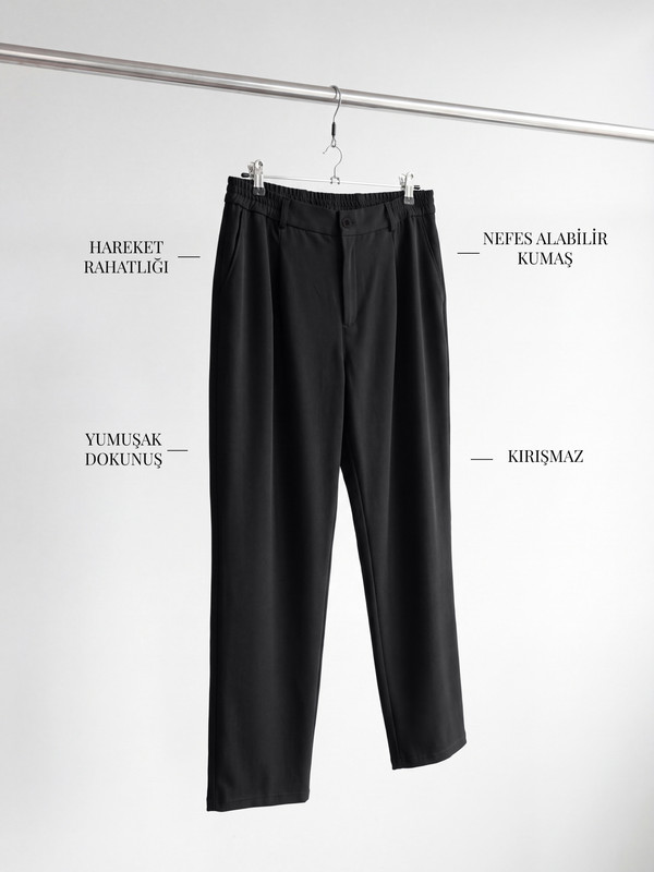 LCW Vision Loose Fit Erkek Pileli Pantolon