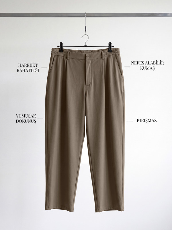 LCW Vision Loose Fit Erkek Pileli Pantolon