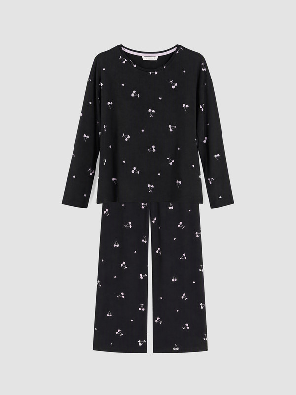 LCW DREAM Kiraz Desenli Kadın Pijama Takım
