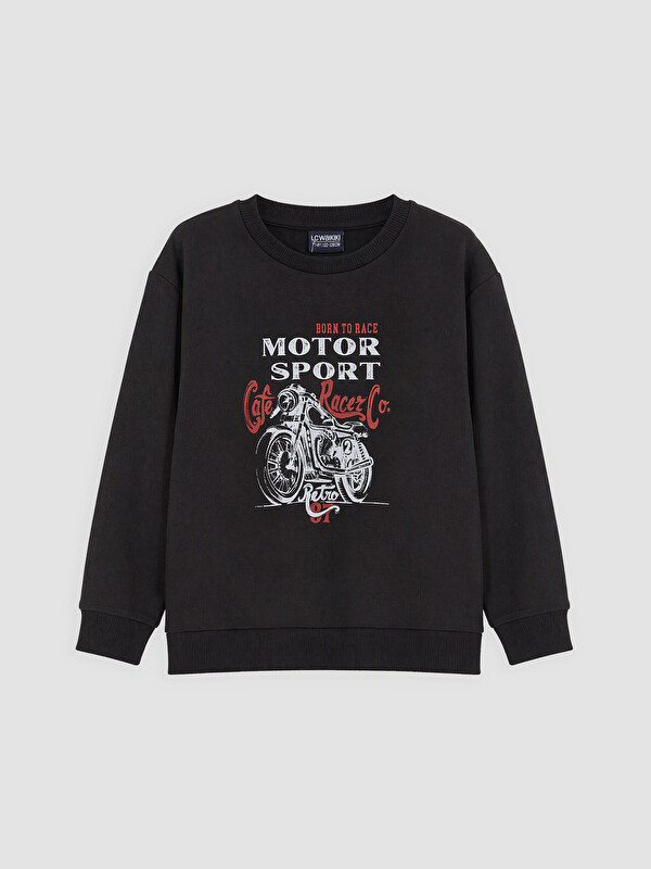 LC WAIKIKI Baskılı Erkek Çocuk Sweatshirt