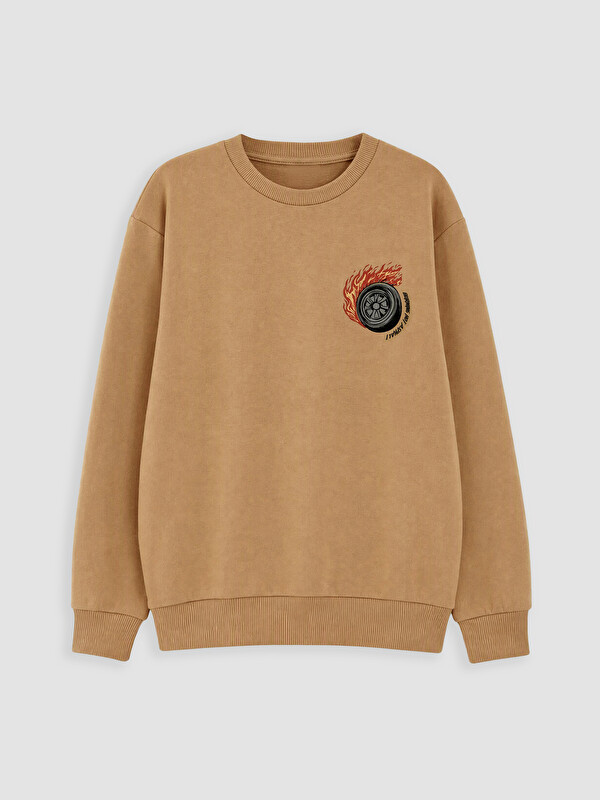 LC WAIKIKI Baskılı Erkek Çocuk Sweatshirt