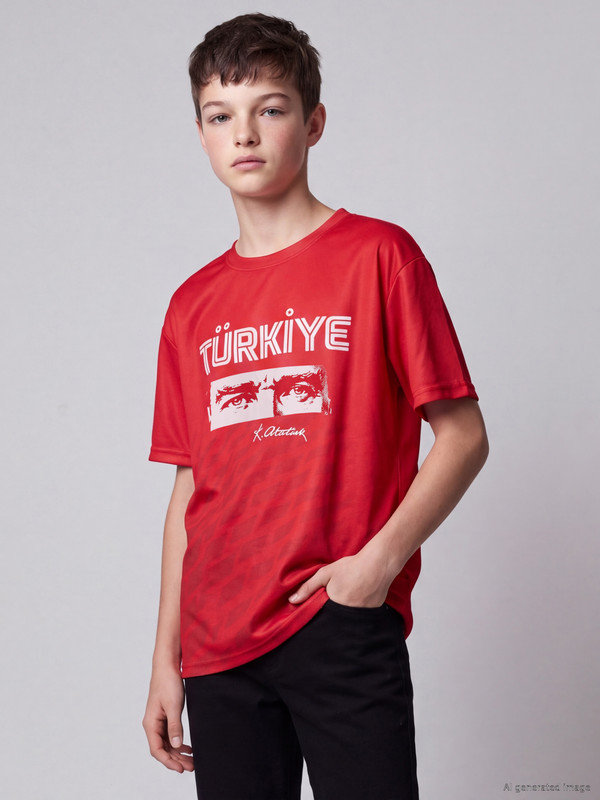 LCW Kids Atatürk Printed Boys' T-shirt