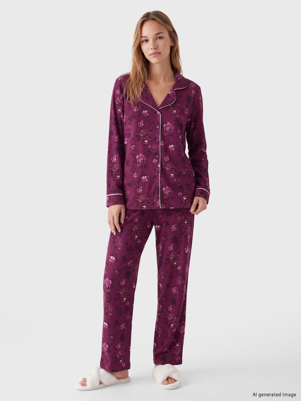 LCW DREAM Floral Women's Pyjamas Set