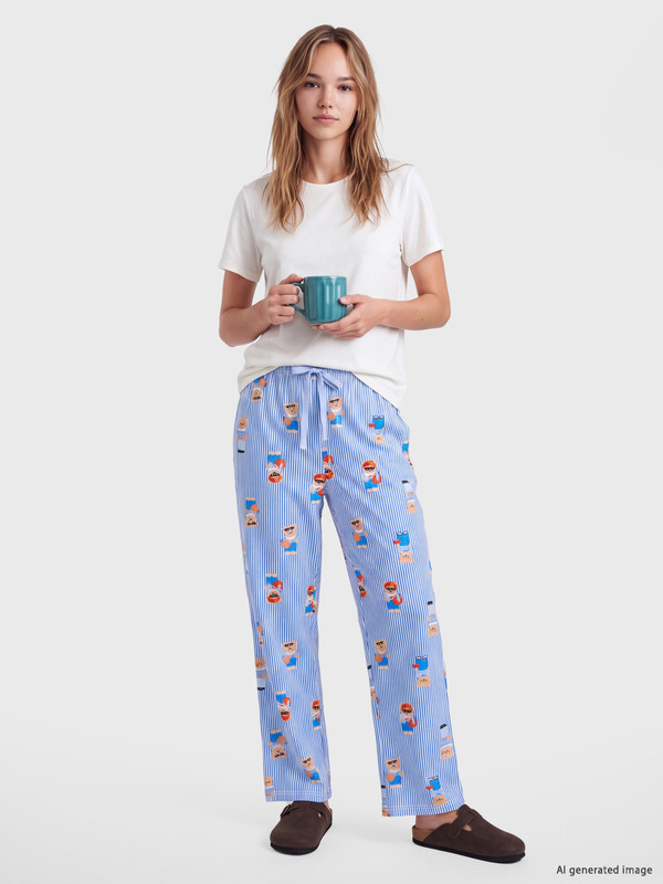 LCW DREAM Bear Teddy Patterned Women's Pyjamas Bottoms