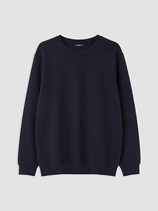 LC WAIKIKI Bisiklet Yaka Erkek Sweatshirt