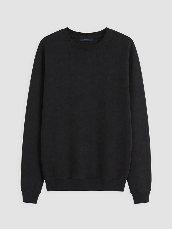 LC WAIKIKI Bisiklet Yaka Erkek Sweatshirt