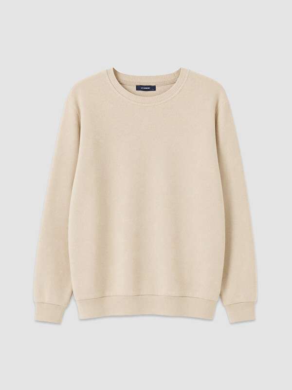LC WAIKIKI Bisiklet Yaka Erkek Sweatshirt