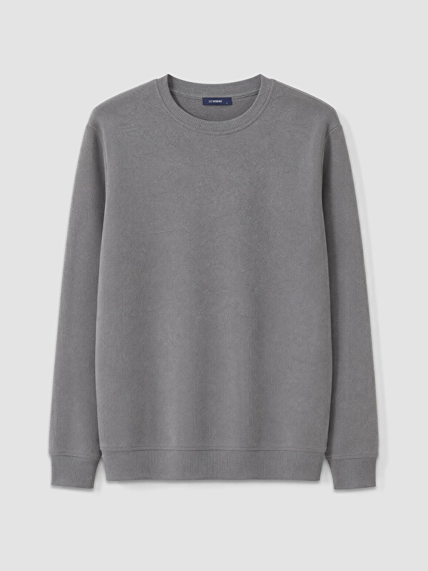 LC WAIKIKI Bisiklet Yaka Erkek Sweatshirt
