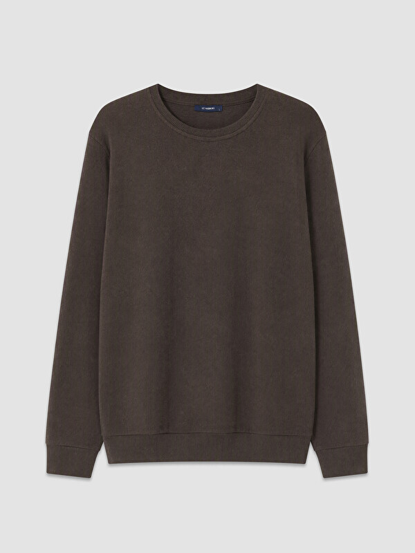 LC WAIKIKI Bisiklet Yaka Erkek Sweatshirt